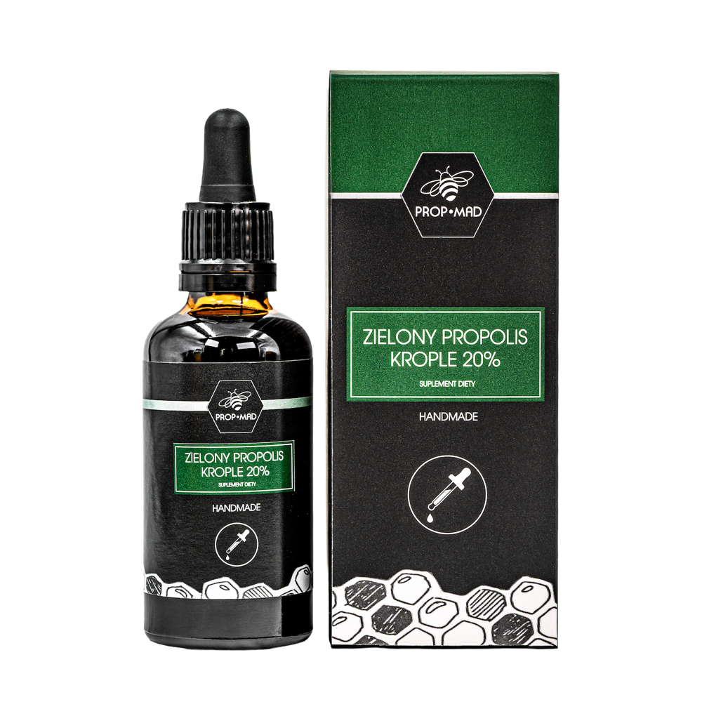 zielony propolis krople