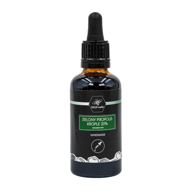 zielony propolis krople