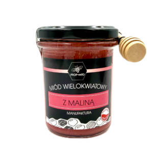 miód wielokwiatowy z maliną